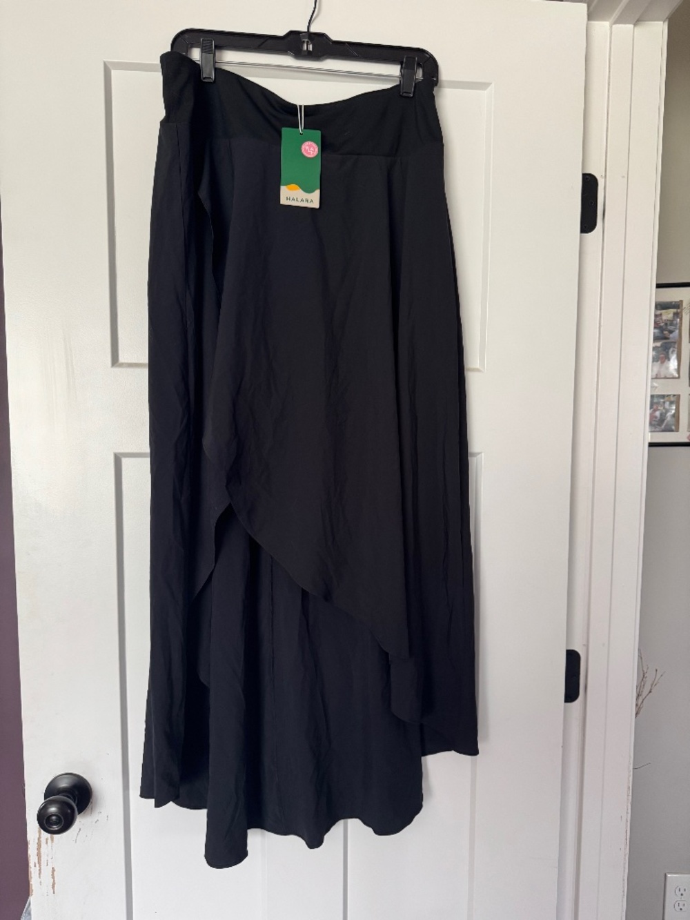 NWT Halara Black 2-in-1 Maxi Skirt Built-In Shorts Size 1X